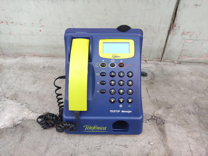 telefono cabina colgar sobremesa monedas plast 29x19x20 1u